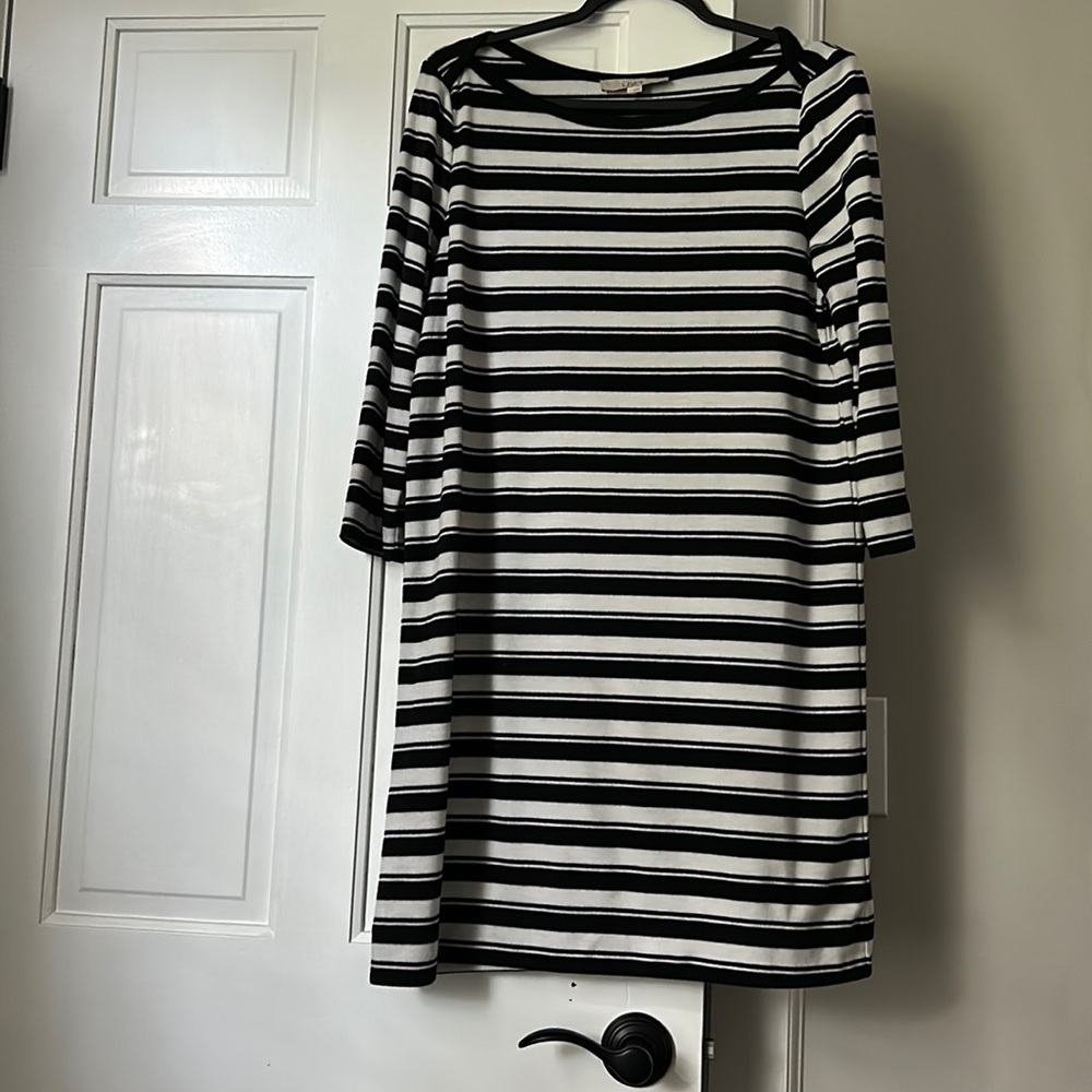 loft long sleeve dress L